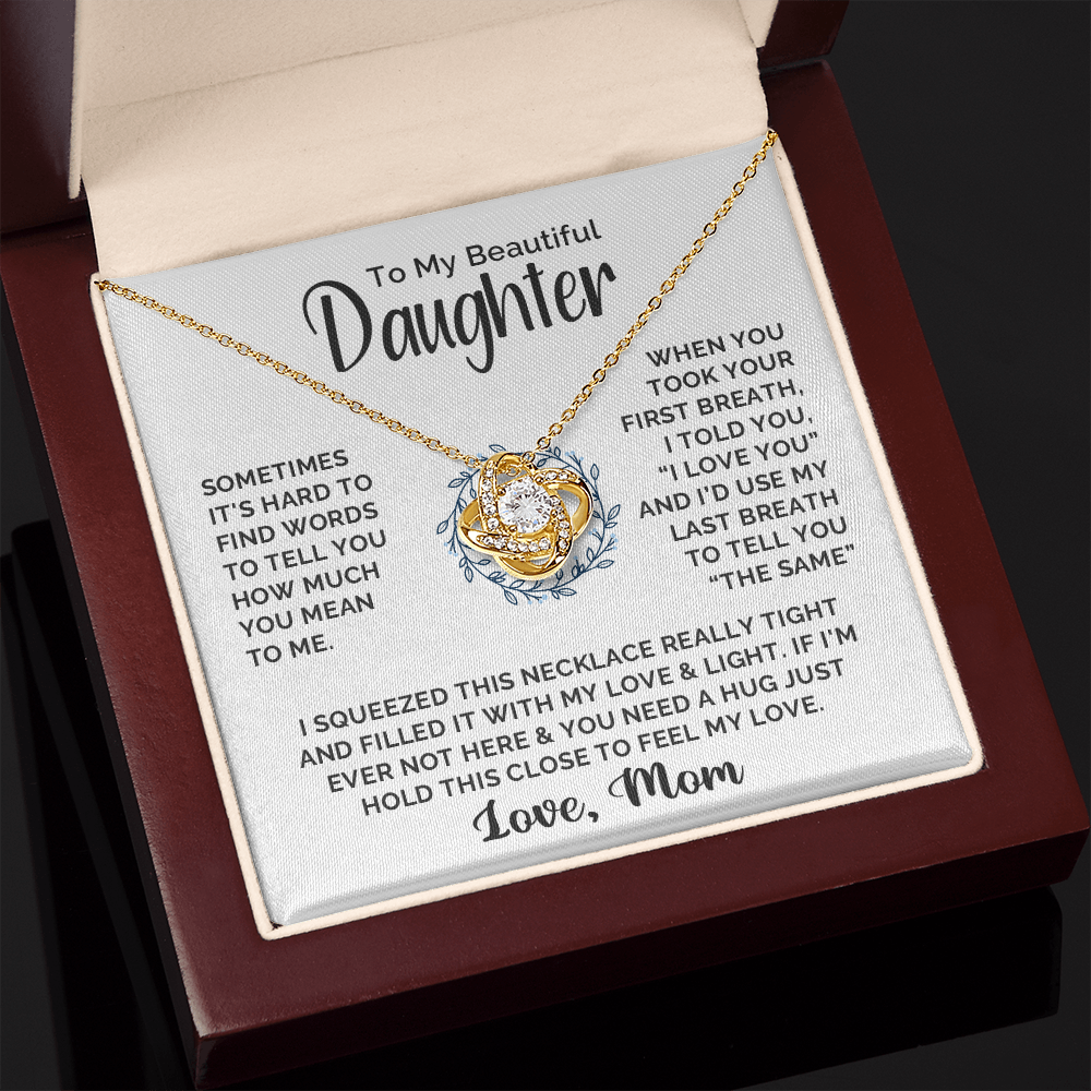 For Daughter - First Breath - Necklace