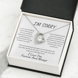 I'm Sorry I Love You | Forever Love Necklace