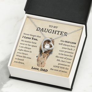 To My Daughter | Promise | Forever Love Necklace