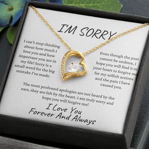 I'm Sorry I Love You | Forever Love Necklace