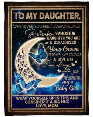 To my daughter Fleece Blanket