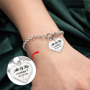 All Of Me Loves All Of You - Couple Bracelet - Perfect Gift For Your Lover