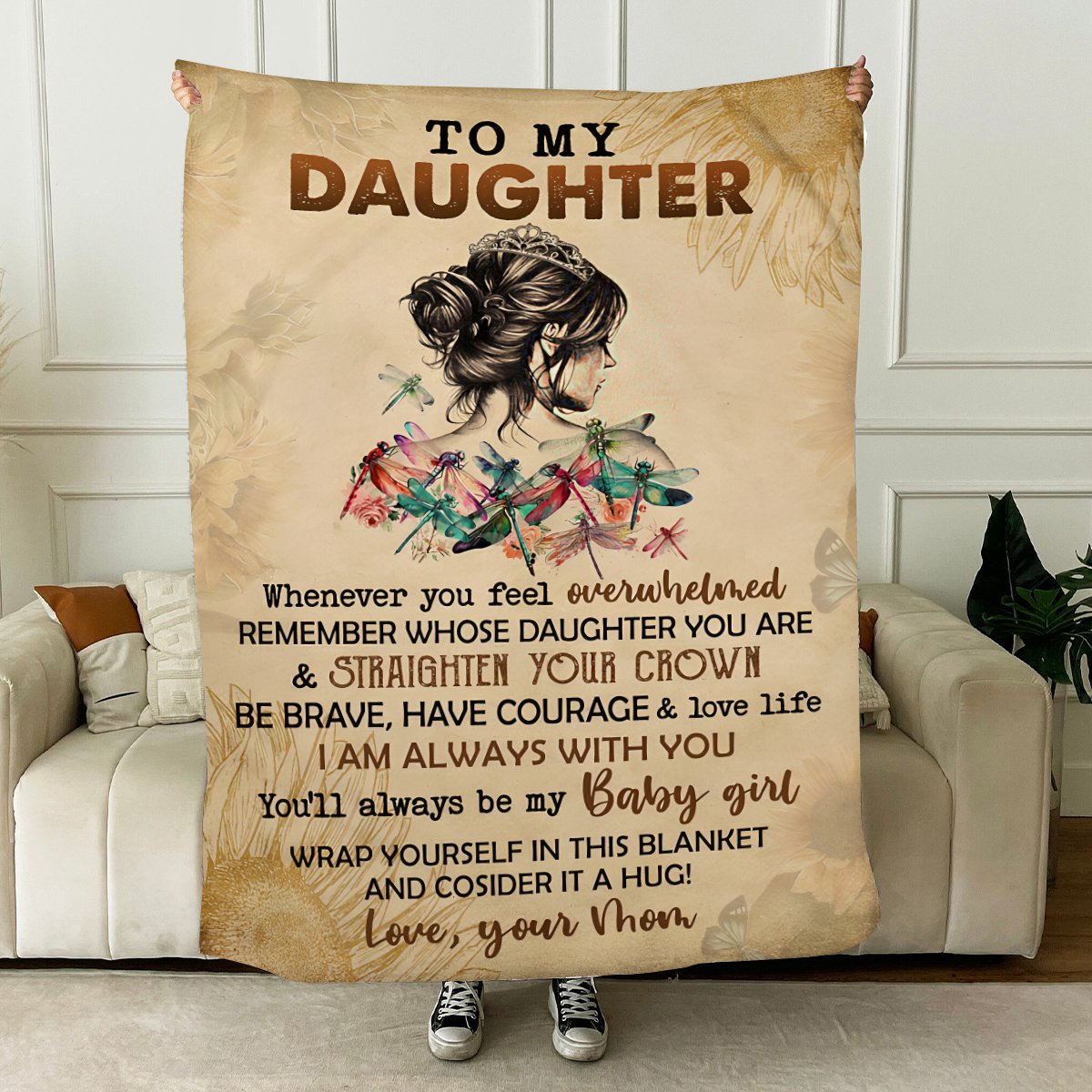 To my Daughter Fleece Blanket