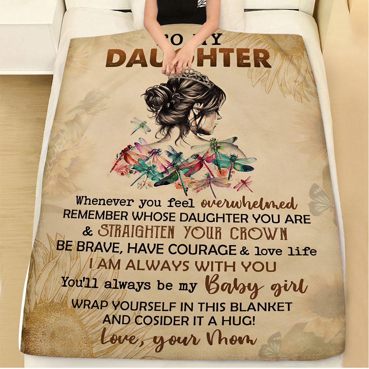 To my Daughter Fleece Blanket