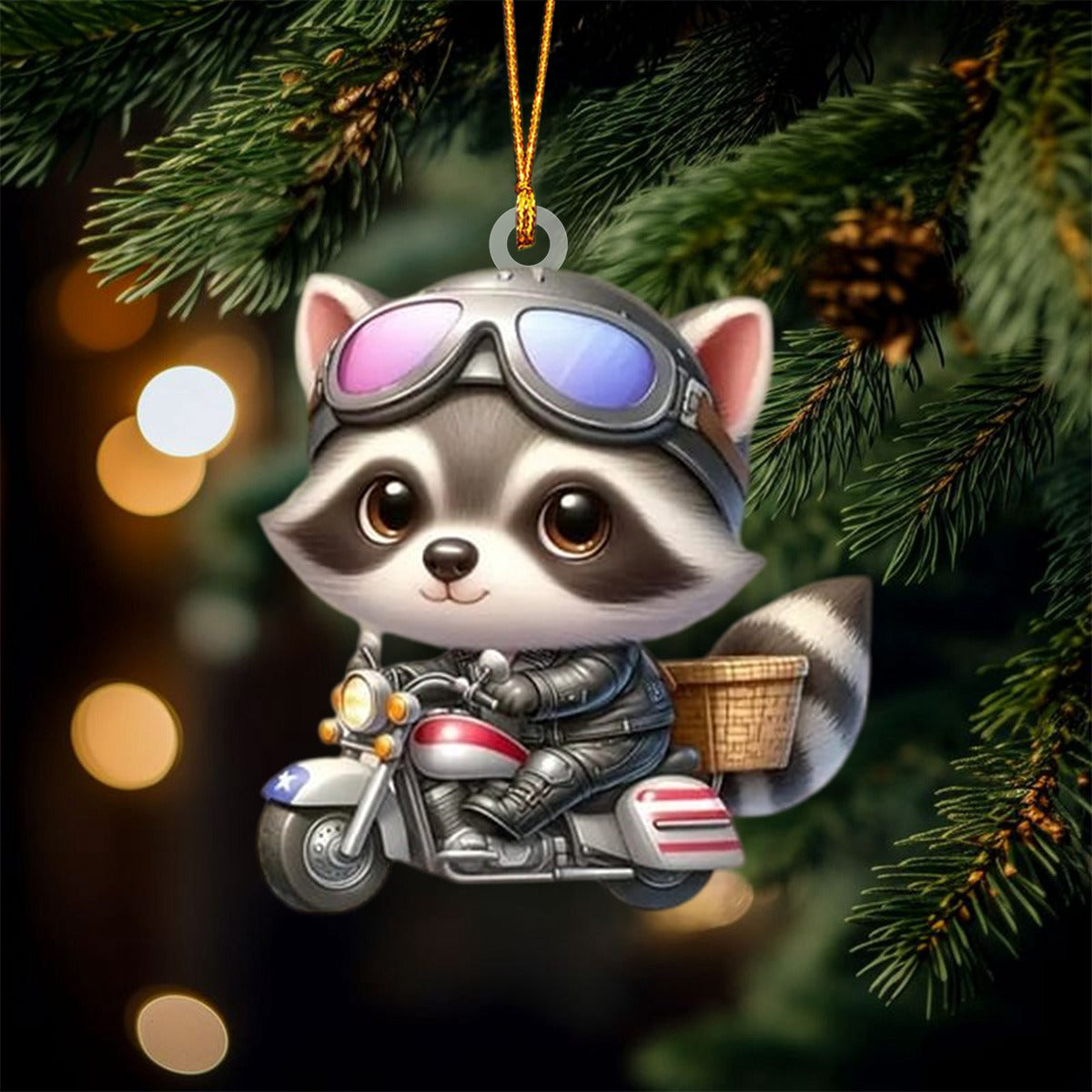 Cute Cat Christmas Ornament, Gifts For Cat Lovers Ornament