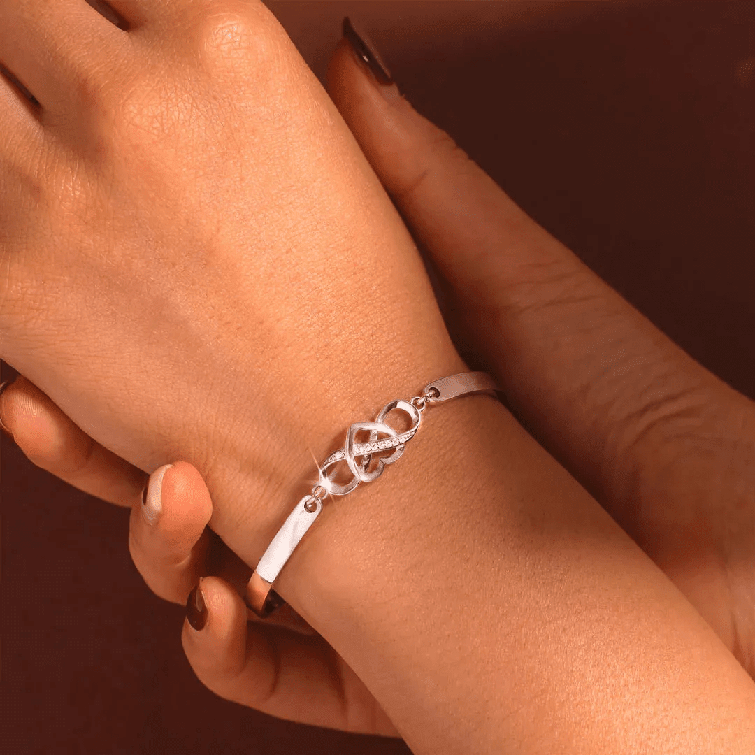 I’LL ALWAYS BE WITH YOU INFINITY BRACELET