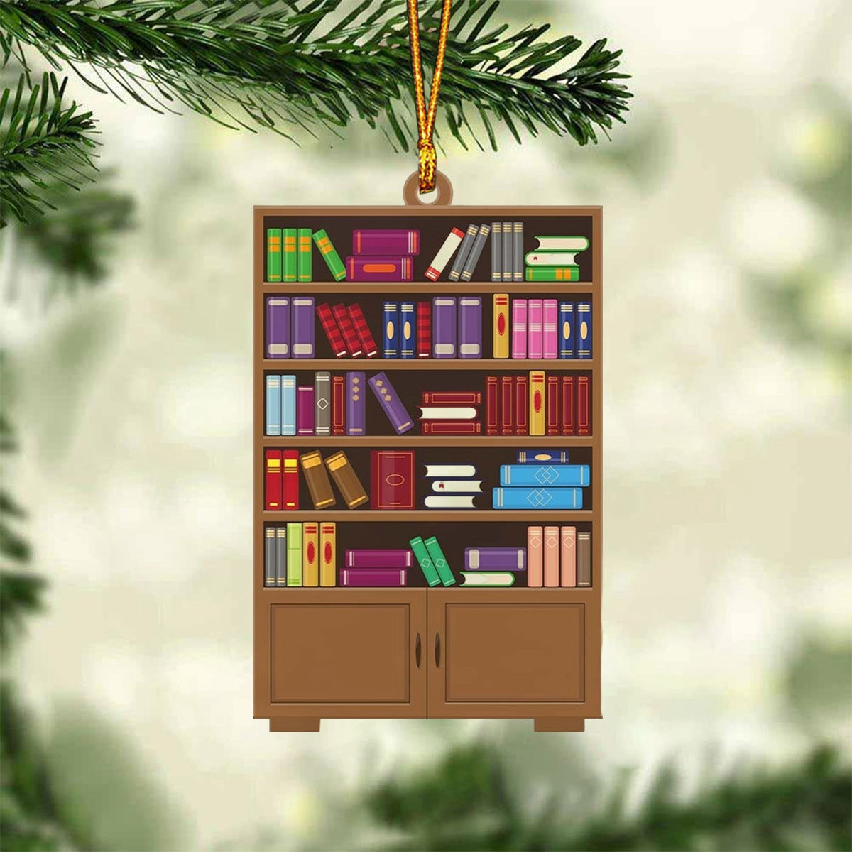 Library Ornament, Perfect Gift For Book Lovers