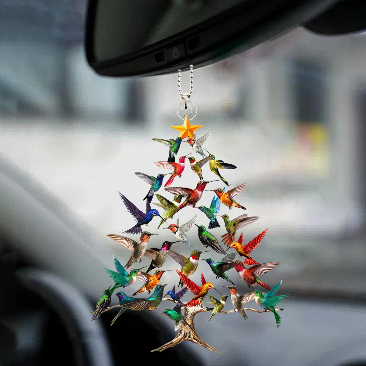 Hummingbird Car Ornament - Perfect Gift For Hummingbird Lovers