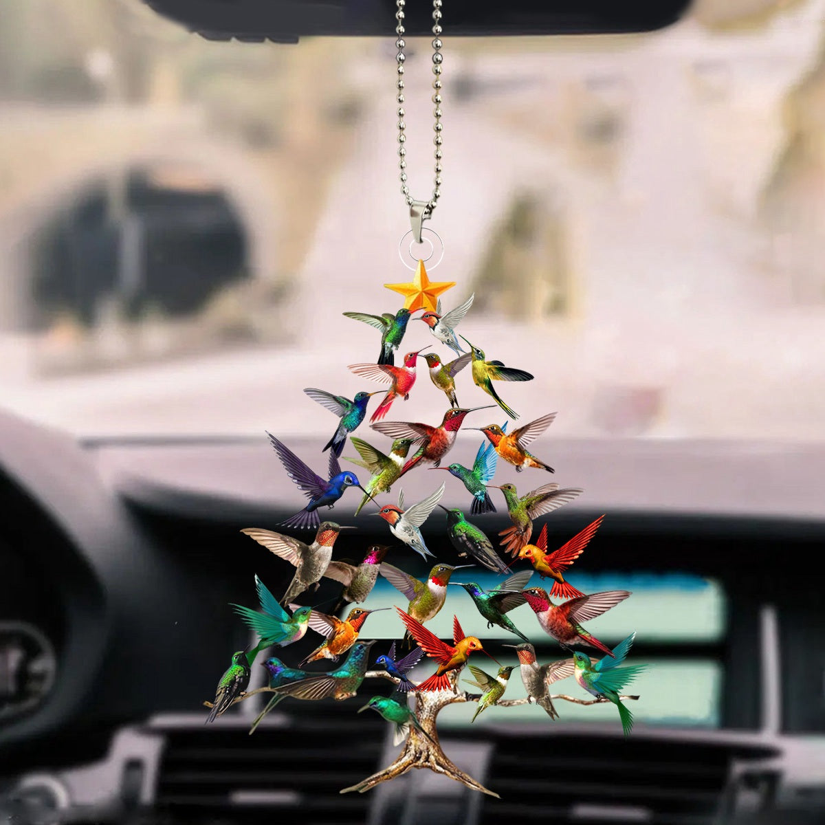 Hummingbird Car Ornament - Perfect Gift For Hummingbird Lovers