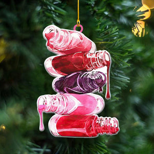 Nail Polish Christmas Ornament, Gift For Nail Technician