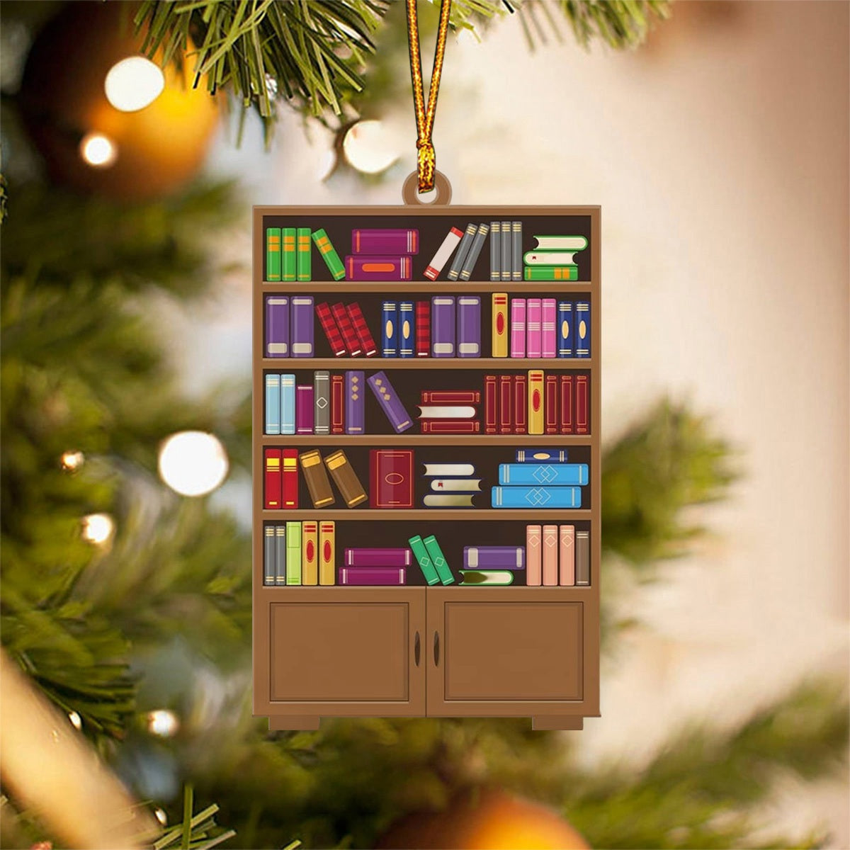 Library Ornament, Perfect Gift For Book Lovers