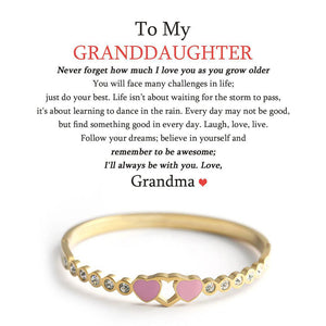 To My Granddaughter - "The love between Us is forever" - Bracelet