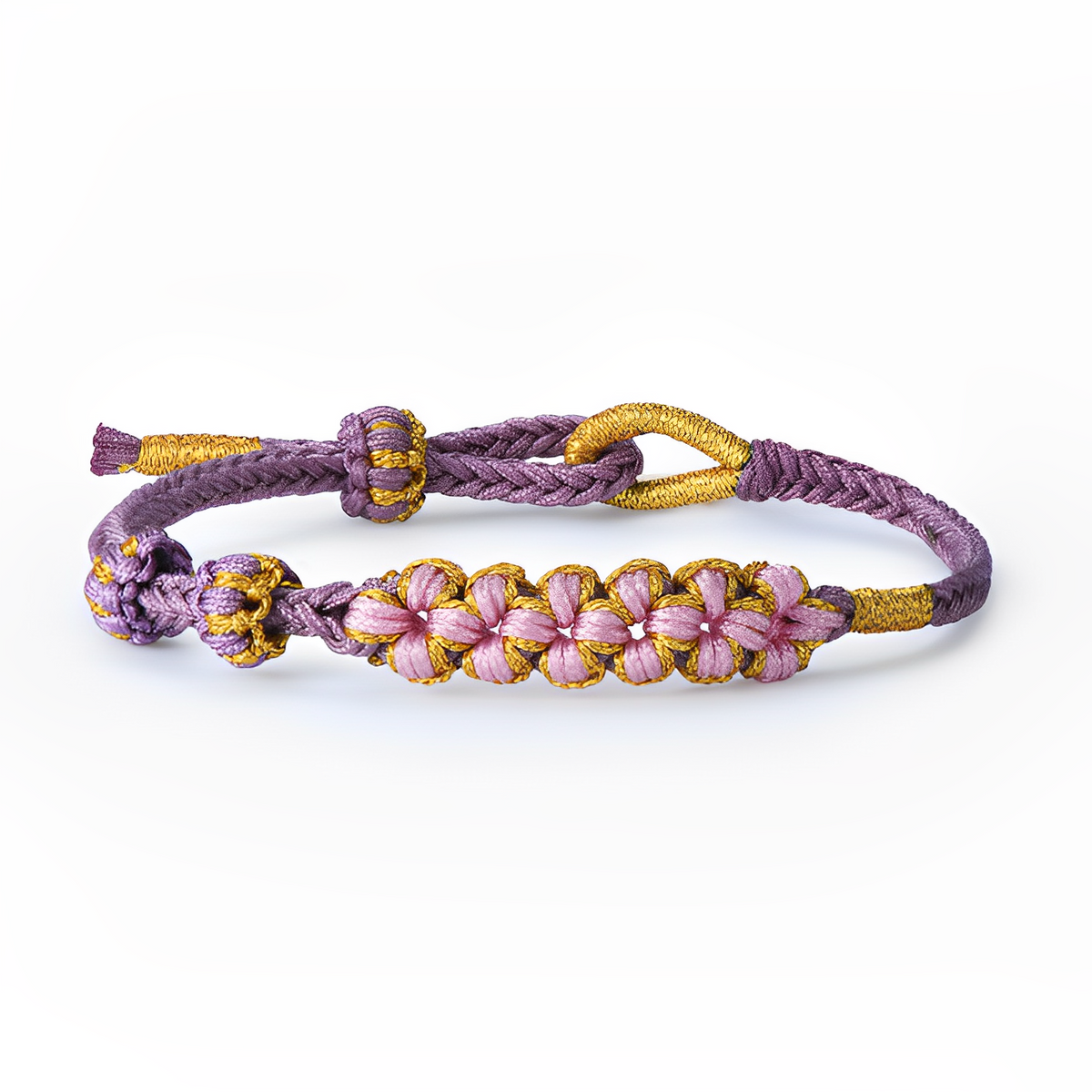 To My Granddaughter - I Will Always Be With You - Blossom Knot Bracelet