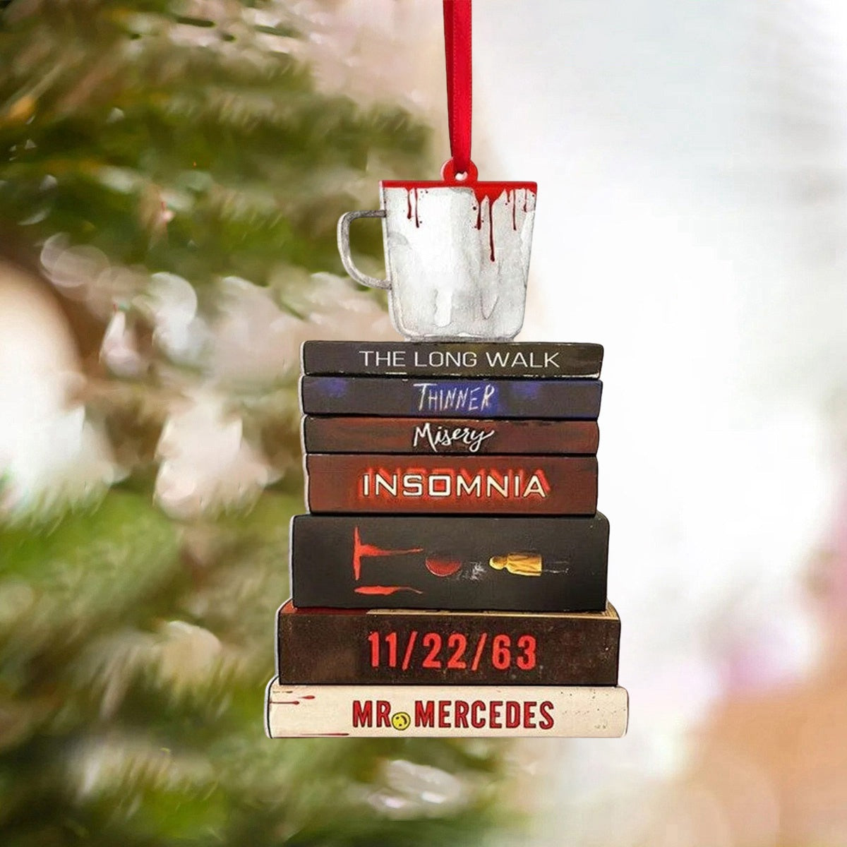 Stephen King Collection Book Ornament, Book Lover