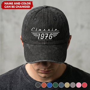 Classic Limited Edition - Personalized Cap, Gift For Him, Dad, Husband, Grandpa