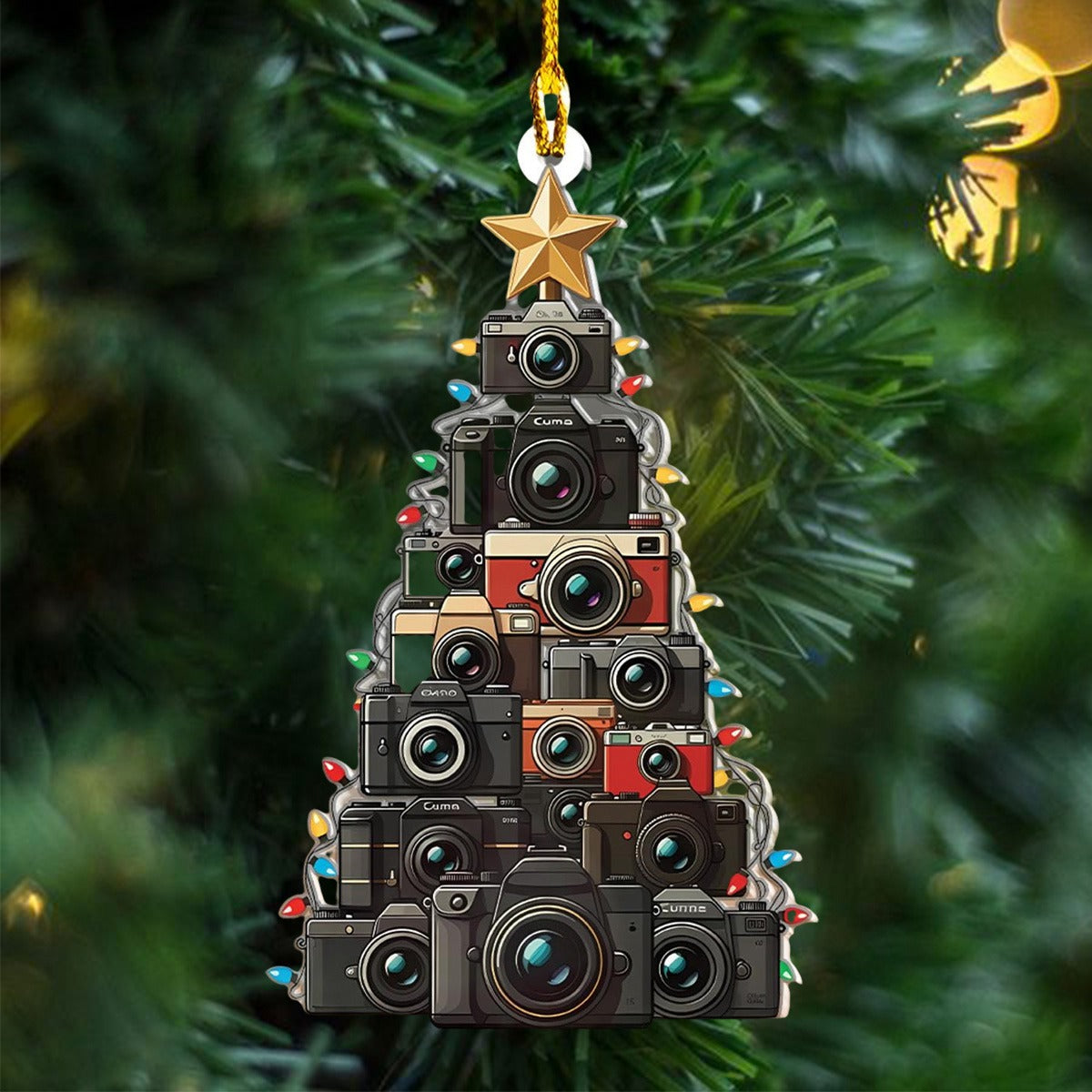 Digital Cameras Christmas Tree Ornament, Perfect Gift For Photographers