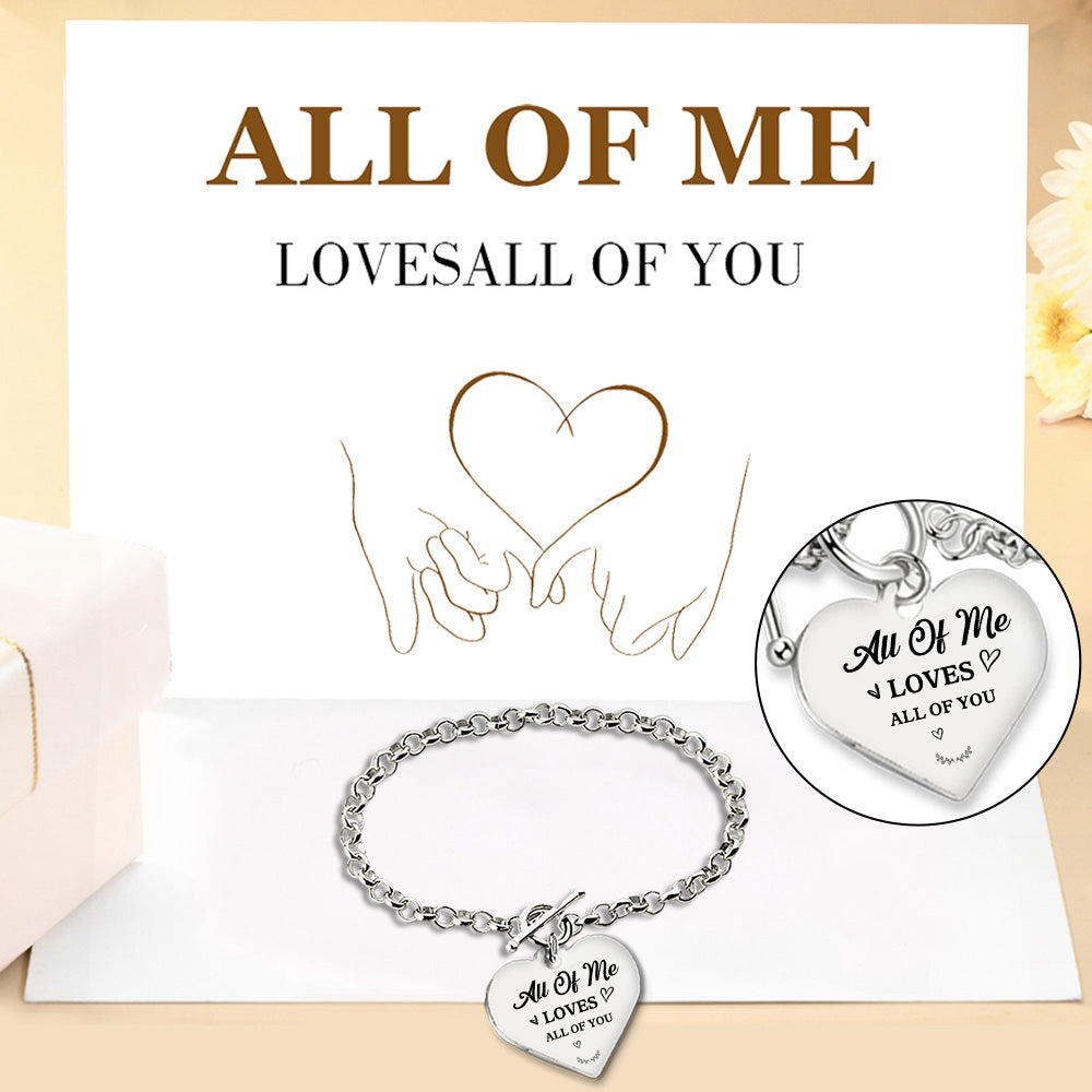 All Of Me Loves All Of You - Couple Bracelet - Perfect Gift For Your Lover