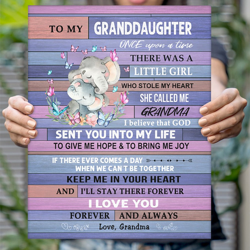 I Love You Forever And Always - Best Gift For Granddaughter Poster