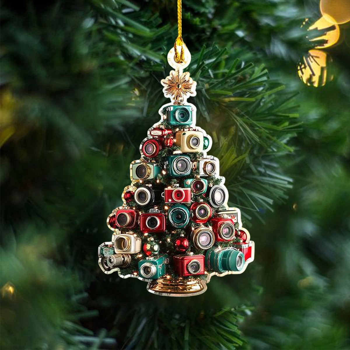 Camera Christmas Tree Ornament - Perfect Gift For Photographer