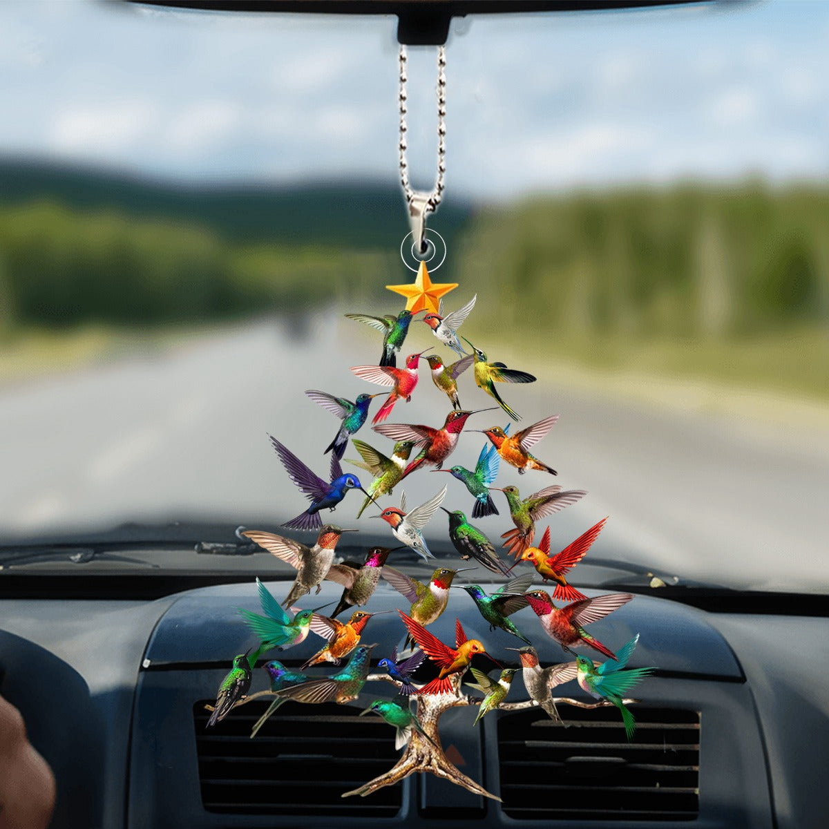 Hummingbird Car Ornament - Perfect Gift For Hummingbird Lovers