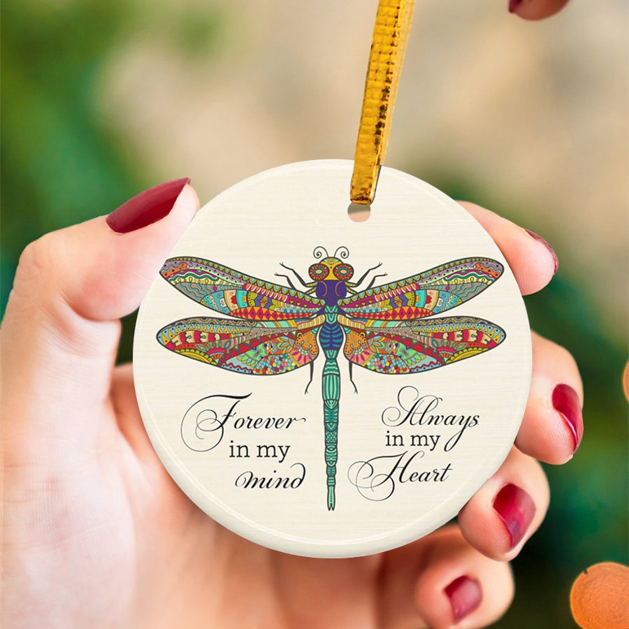 Always In My Heart Circle Ornament