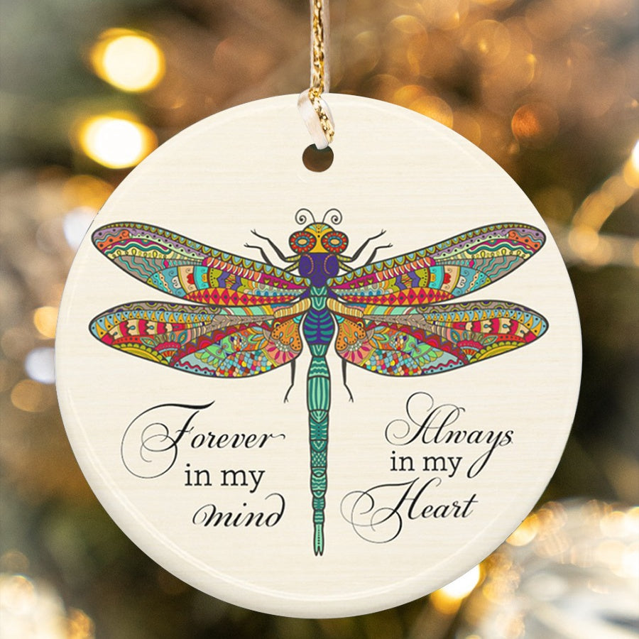 Always In My Heart Circle Ornament