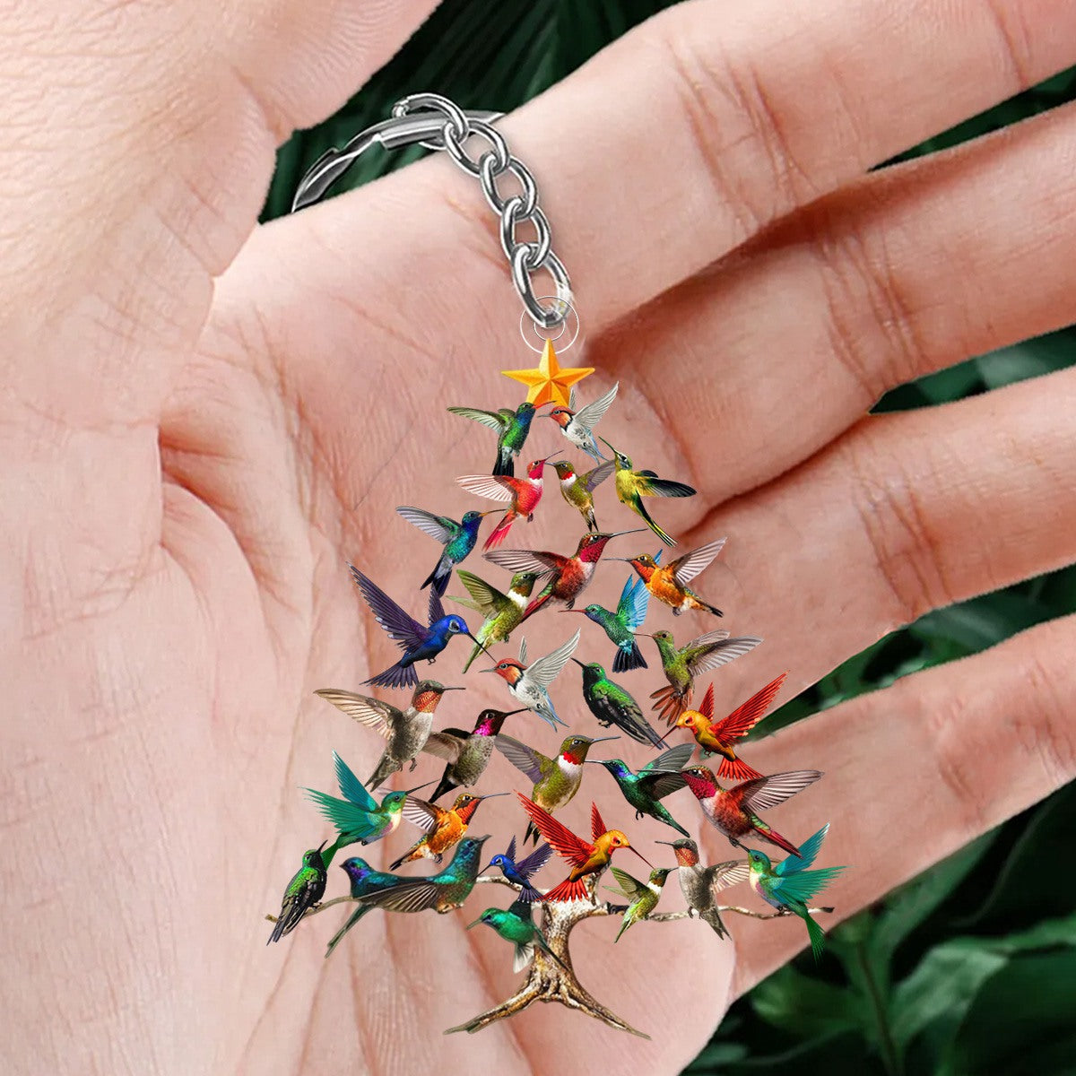 Hummingbird Acrylic Keychain - Perfect Gift For Hummingbird Lovers