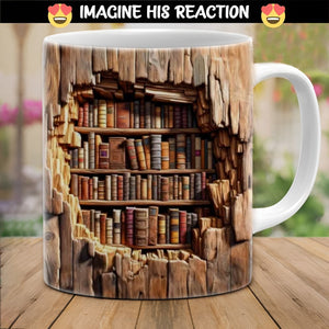 Book Mug - Christmas Gift For Book Lovers