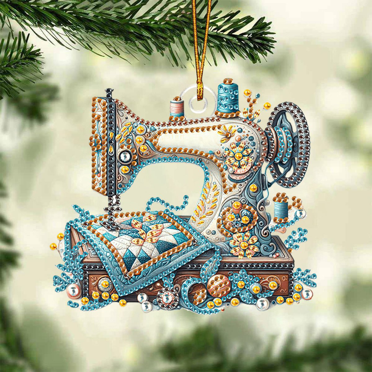 Gifts For Sewing Lover Christmas Ornament