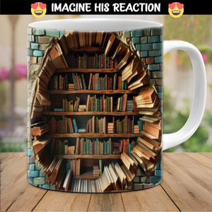 Books Are A Uniquely Portable Magic - Book Mug - Christmas Gift For Book Lovers