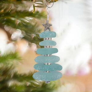 Sea Glass Christmas Tree Ornament