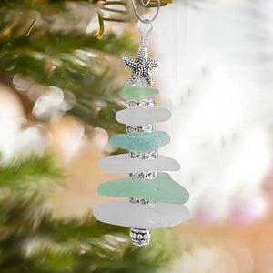 Sea Glass Christmas Tree Ornament