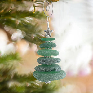 Sea Glass Christmas Tree Ornament