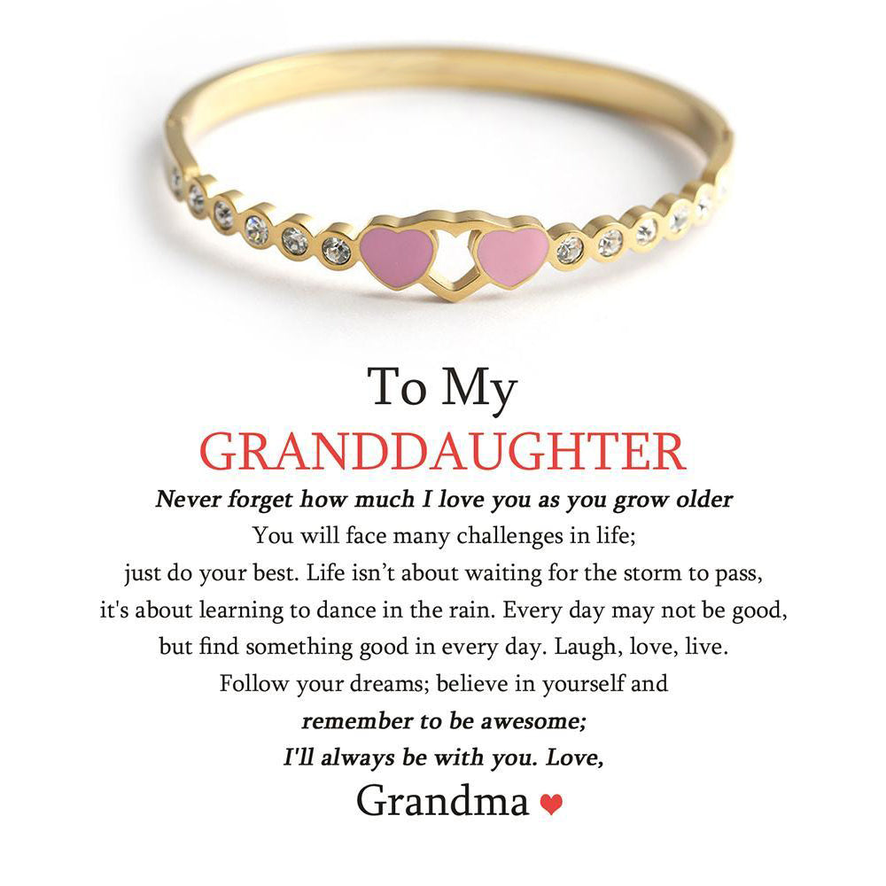 To My Granddaughter - "The love between Us is forever" - Bracelet