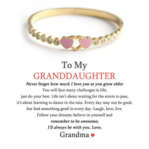 To My Granddaughter - "The love between Us is forever" - Bracelet