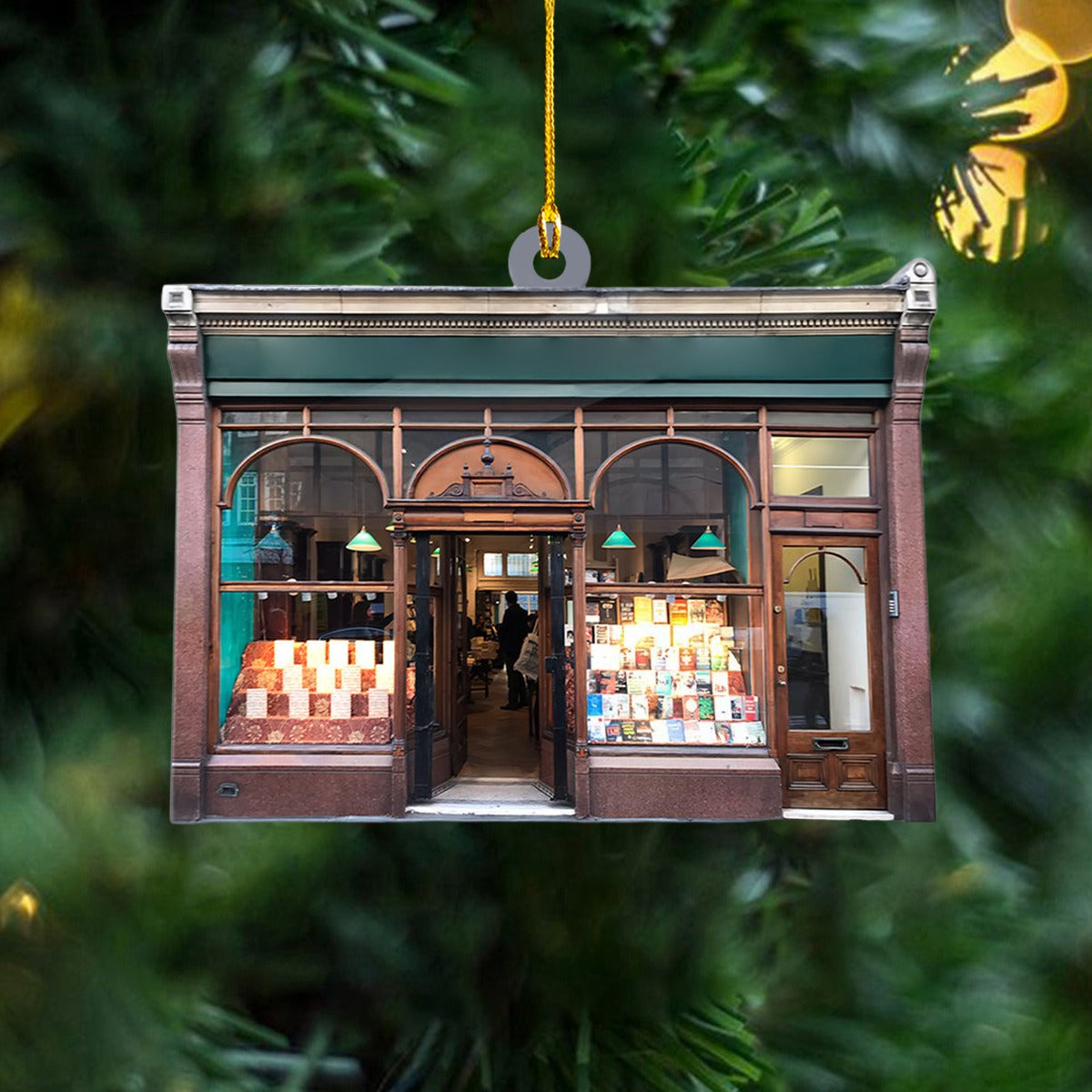 Bookstore Christmas Ornament, Perfect Gift For Book Lovers