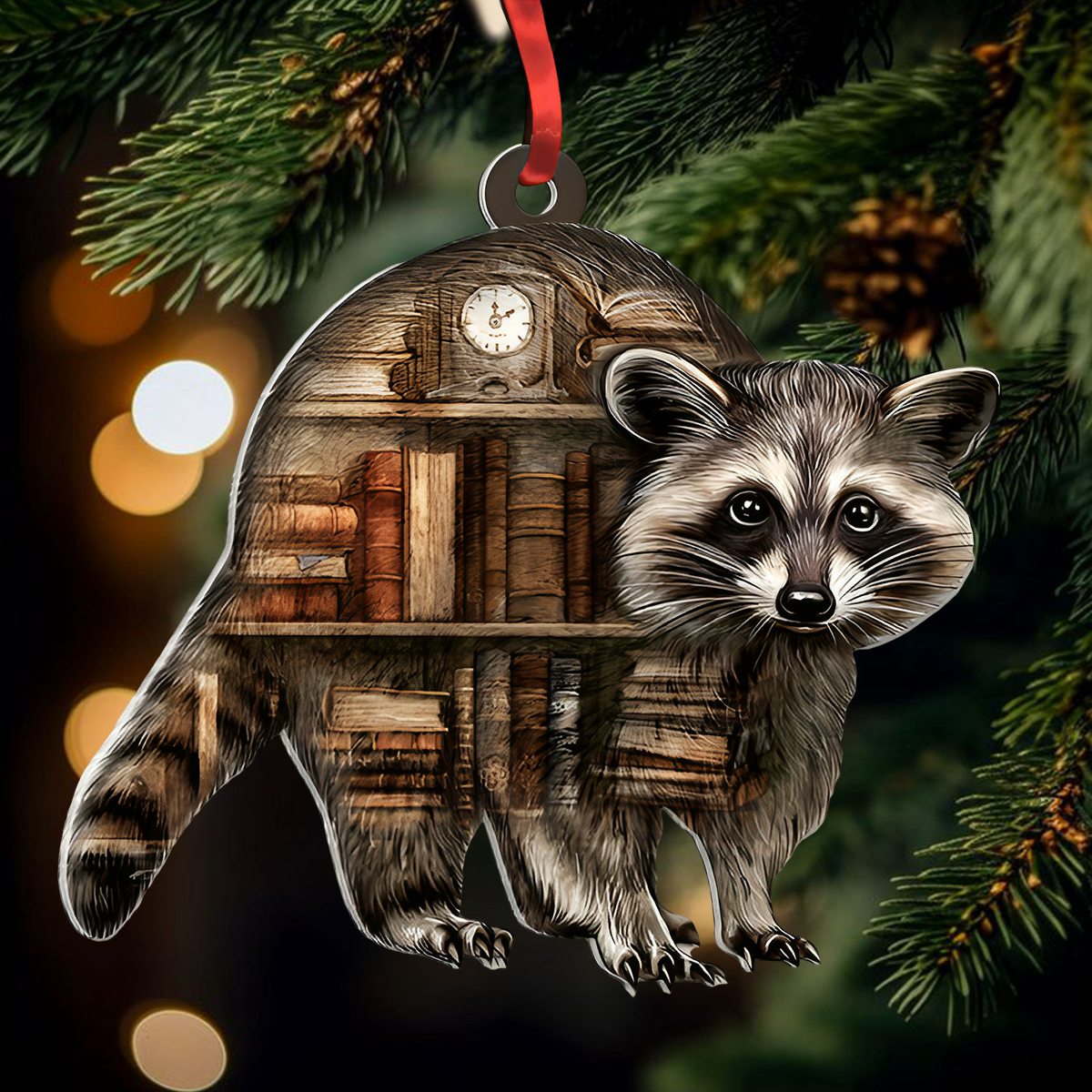 Civet Book Ornament - Gift For Book Lovers- Christmas Gift