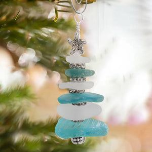 Sea Glass Christmas Tree Ornament