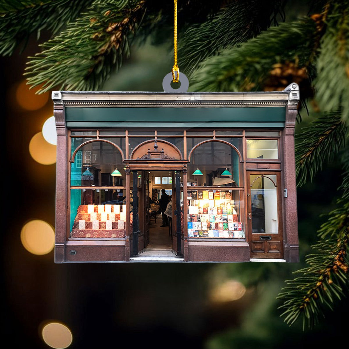Bookstore Christmas Ornament, Perfect Gift For Book Lovers