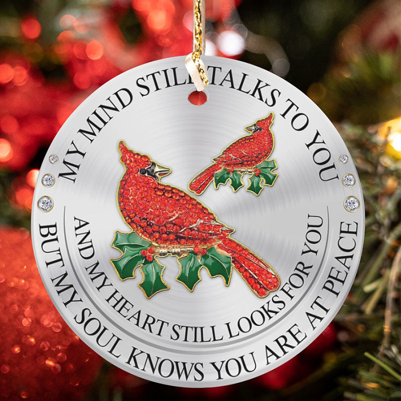 Cardinal Circle Ornament -Perfect Gift For Your Family