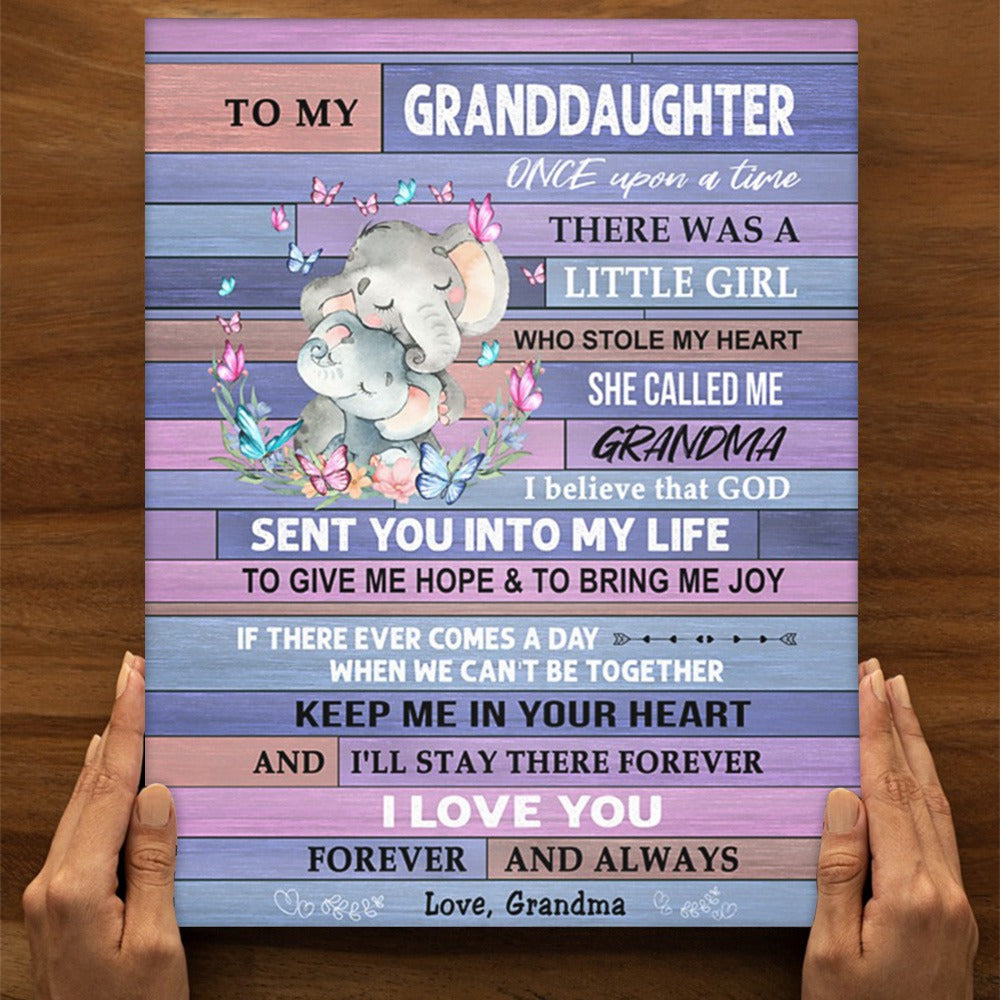 I Love You Forever And Always - Best Gift For Granddaughter Poster