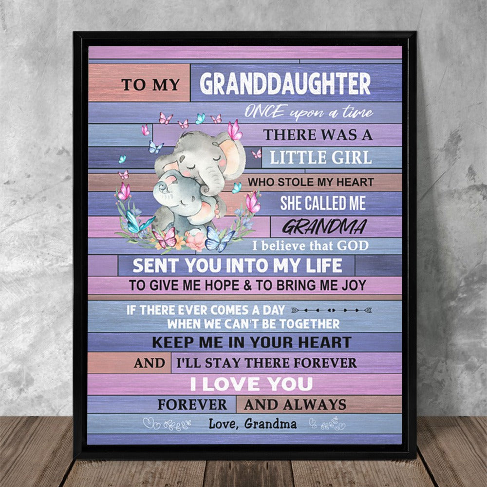 I Love You Forever And Always - Best Gift For Granddaughter Poster