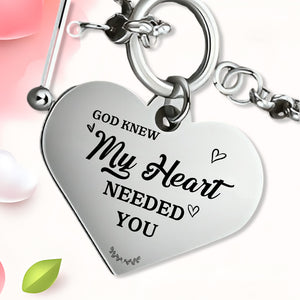 God Knew My Heart Needed You - Couple Bracelet - Perfect Gift For Your Lover