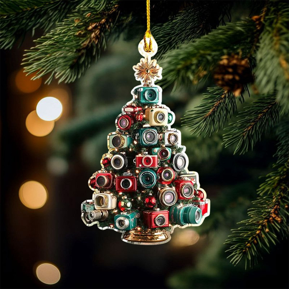 Camera Christmas Tree Ornament - Perfect Gift For Photographer