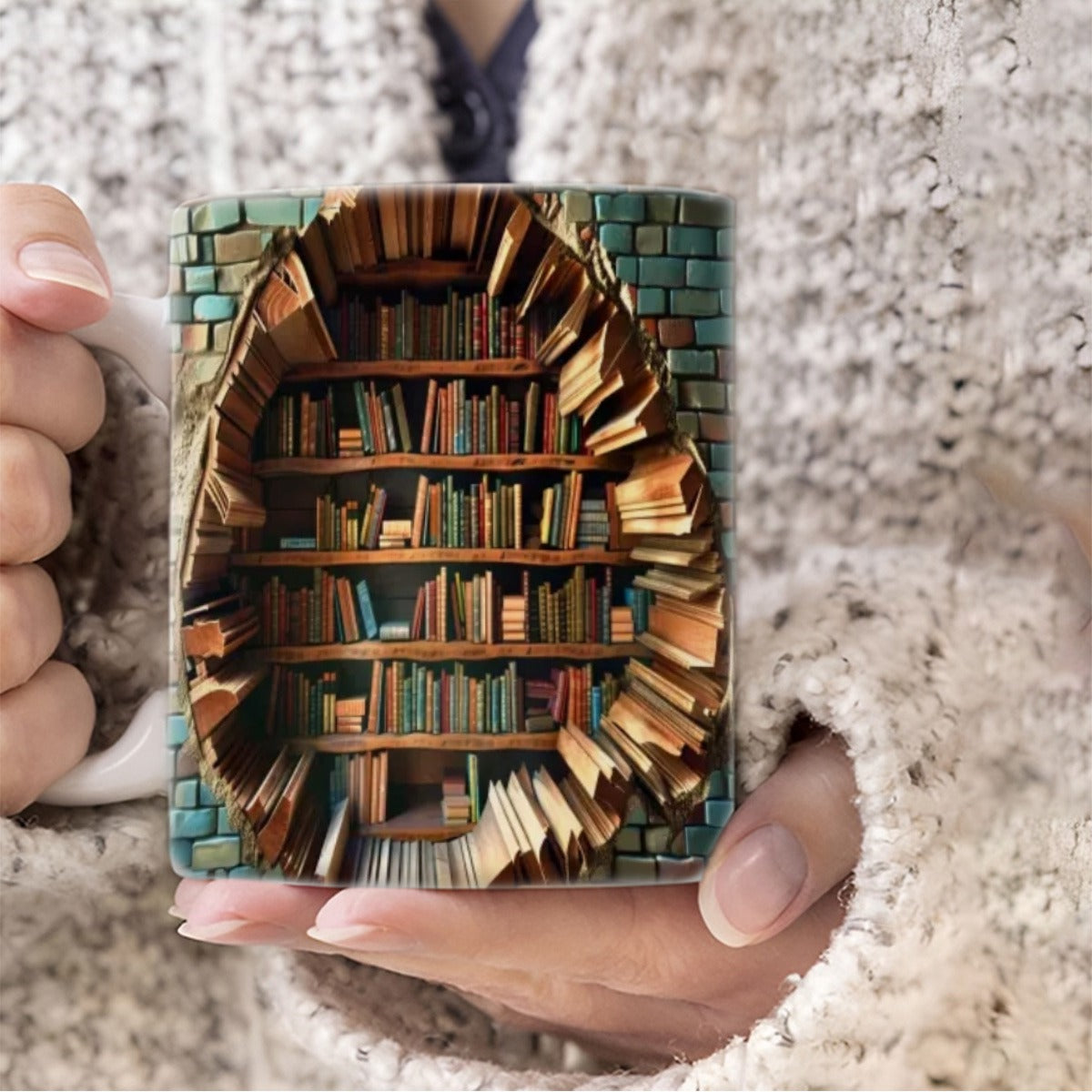 Books Are A Uniquely Portable Magic - Book Mug - Christmas Gift For Book Lovers