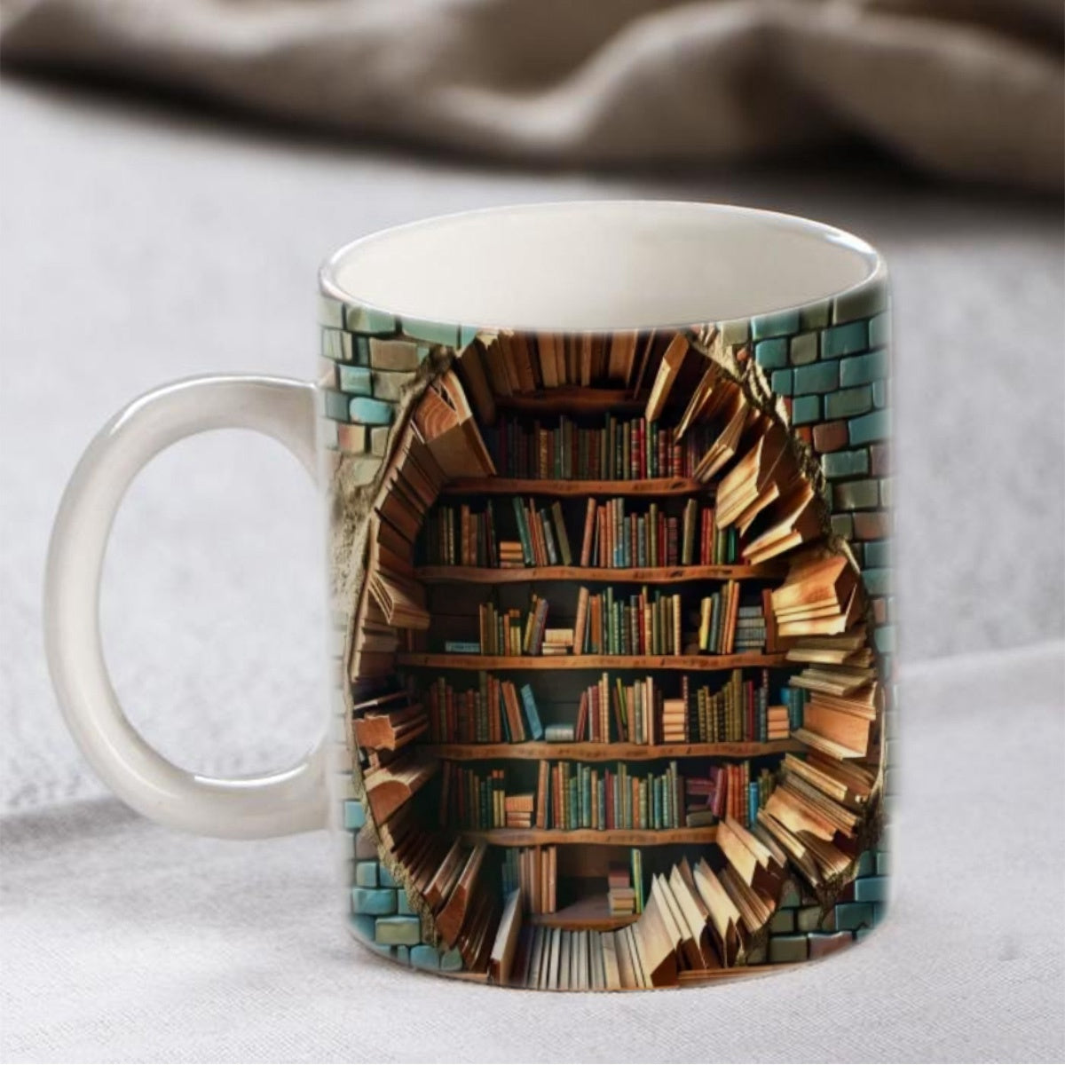 Books Are A Uniquely Portable Magic - Book Mug - Christmas Gift For Book Lovers