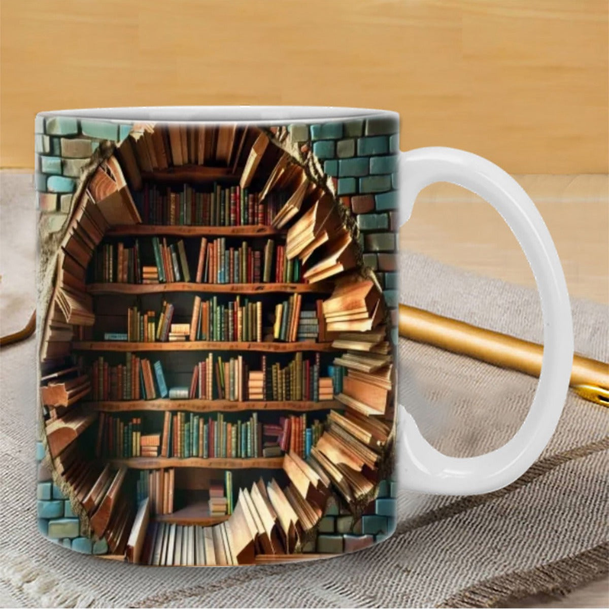 Books Are A Uniquely Portable Magic - Book Mug - Christmas Gift For Book Lovers