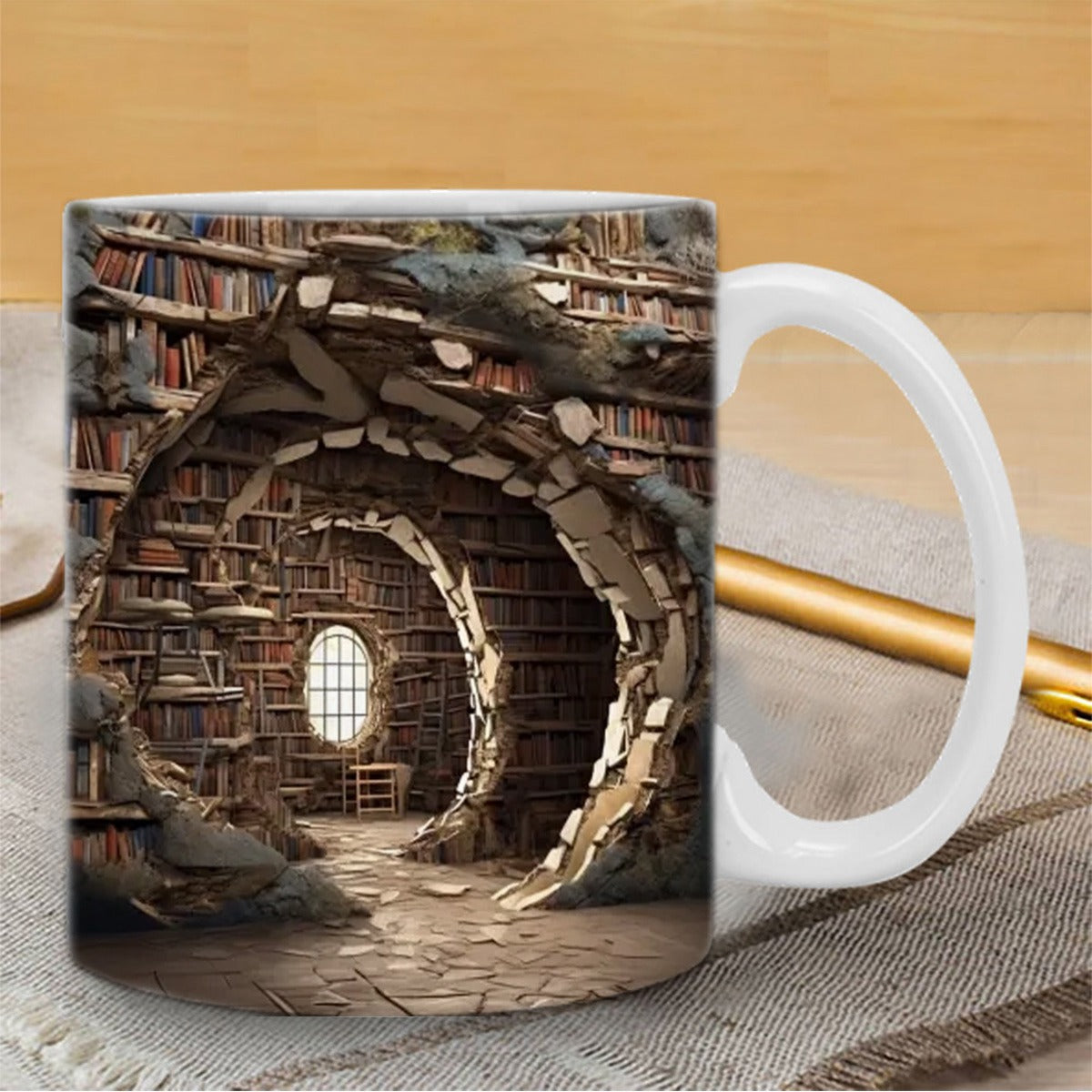 Books Are The Mirrors Of The Soul - Book Mug - Christmas Gift For Book Lovers