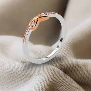 To My Granddaughter "Forever Linked Together" Ring