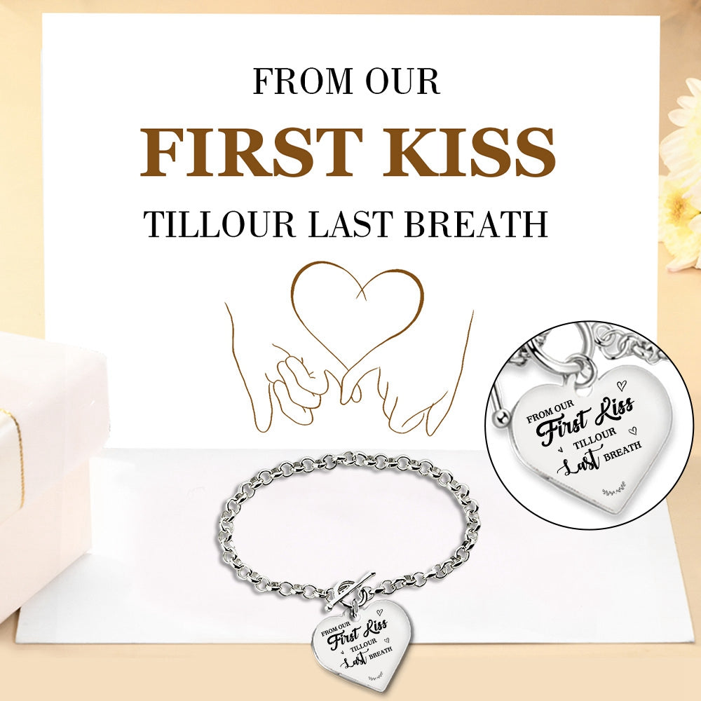 From Our First Kiss Tillour Last Breath - Couple Bracelet - Perfect Gift For Your Lover
